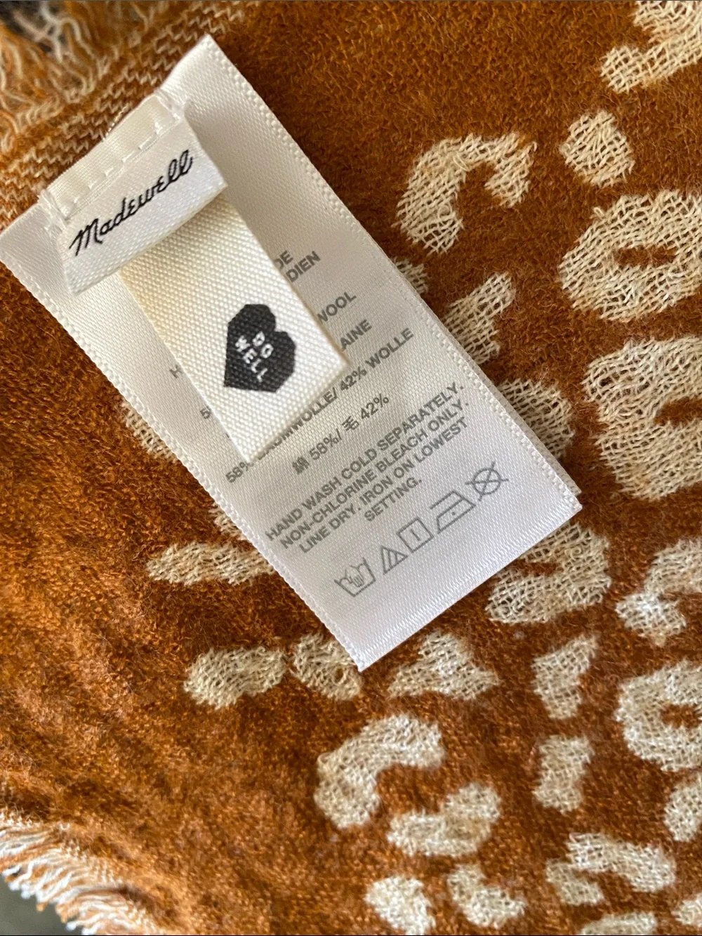 Madewell Bandana Scarf in Golden Pecan